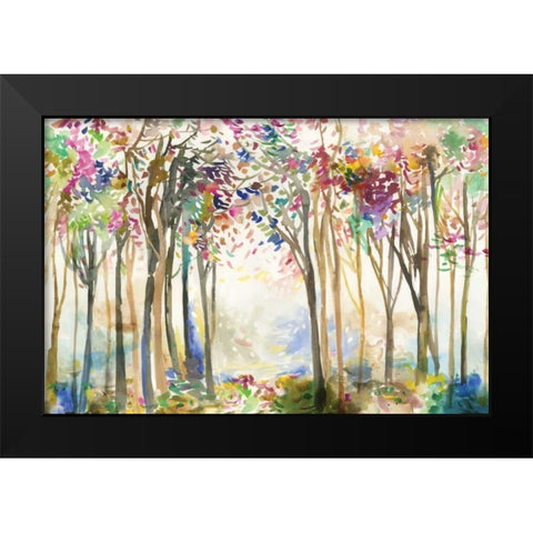 Sunny path II Black Modern Wood Framed Art Print by Pearce, Allison