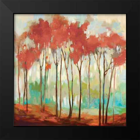 Beyond the Treetop Black Modern Wood Framed Art Print by Pearce, Allison