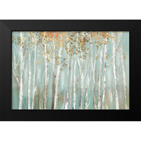 Enchanted Forest Black Modern Wood Framed Art Print by Pearce, Allison