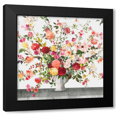 Poetic Black Modern Wood Framed Art Print by Pearce, Allison