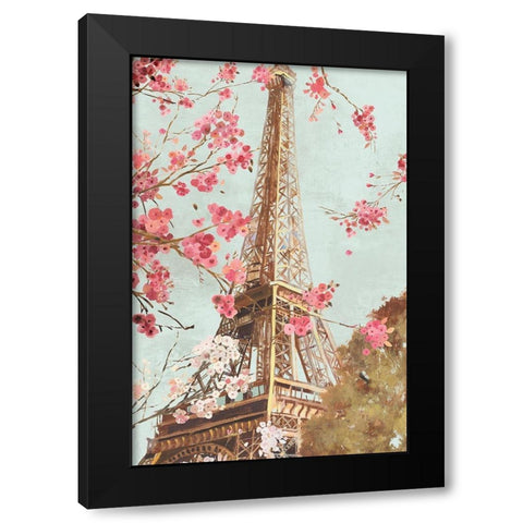 Paris in the Spring I Black Modern Wood Framed Art Print by Pearce, Allison