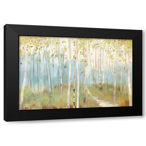 Sunny Forest  Black Modern Wood Framed Art Print by Pearce, Allison