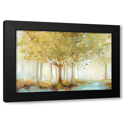 Forest River  Black Modern Wood Framed Art Print by Pearce, Allison