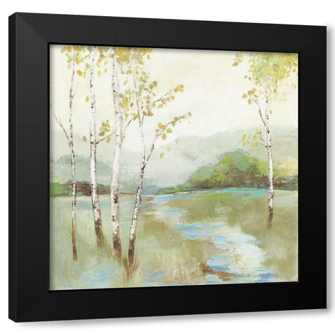 Calm River  Black Modern Wood Framed Art Print by Pearce, Allison