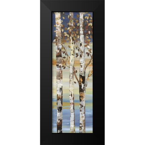 Dark Birch II  Black Modern Wood Framed Art Print by Pearce, Allison