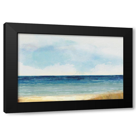 Summer by the Water  Black Modern Wood Framed Art Print by Pearce, Allison