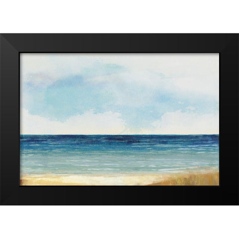 Summer by the Water  Black Modern Wood Framed Art Print by Pearce, Allison