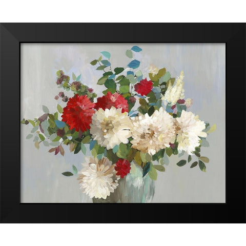 Gleeful  Black Modern Wood Framed Art Print by Pearce, Allison