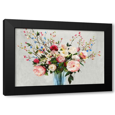 Grenada Flowers  Black Modern Wood Framed Art Print by Pearce, Allison