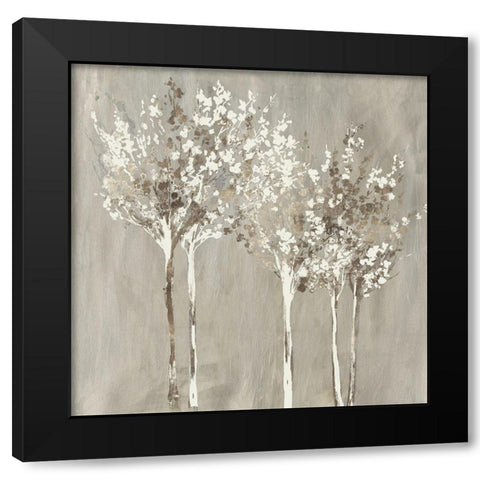 Dusky Black Modern Wood Framed Art Print with Double Matting by Pearce, Allison