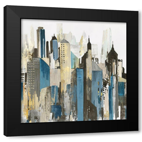 City of Wonder Black Modern Wood Framed Art Print by Pearce, Allison