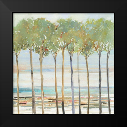Tall Serenity Black Modern Wood Framed Art Print by Pearce, Allison