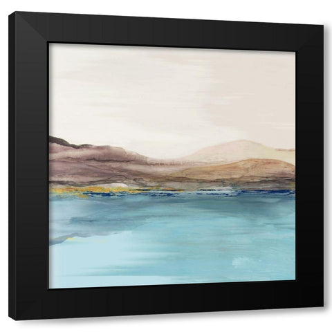 Feel Slow  Black Modern Wood Framed Art Print by Pearce, Allison