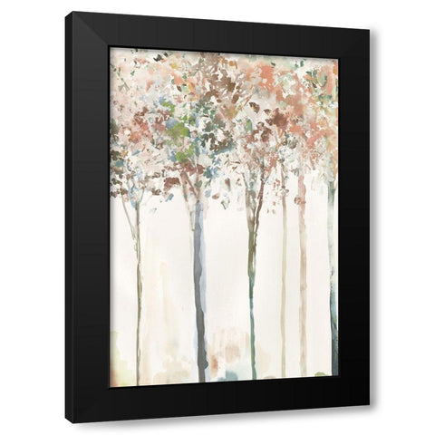 Golden Trees I  Black Modern Wood Framed Art Print by Pearce, Allison