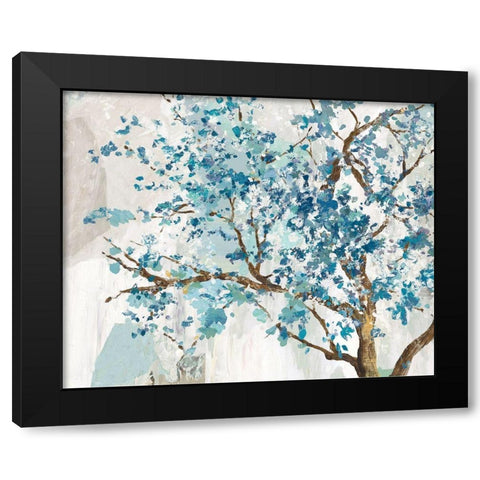 Indigo Oak  Black Modern Wood Framed Art Print with Double Matting by Pearce, Allison