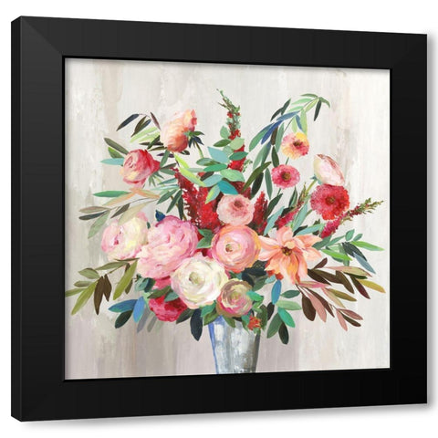 Fragrance of the Feelings Black Modern Wood Framed Art Print with Double Matting by Pearce, Allison