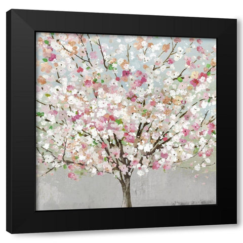 Spring Love Black Modern Wood Framed Art Print by Pearce, Allison