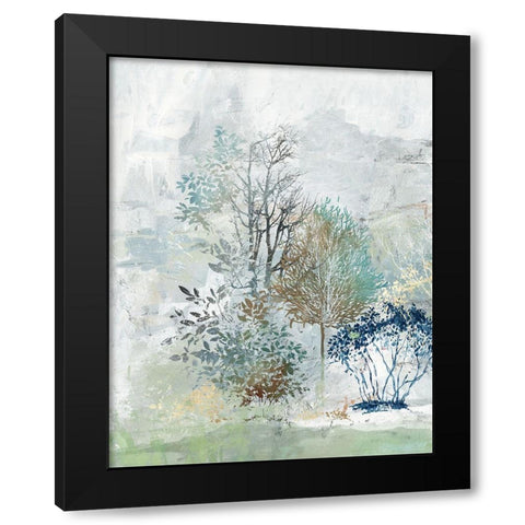 Silent Mystery I Black Modern Wood Framed Art Print with Double Matting by Pearce, Allison