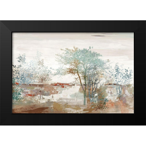 Autumn Silence Black Modern Wood Framed Art Print by Pearce, Allison