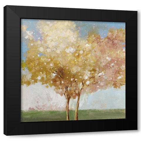 Flame of Autumn Black Modern Wood Framed Art Print by Pearce, Allison