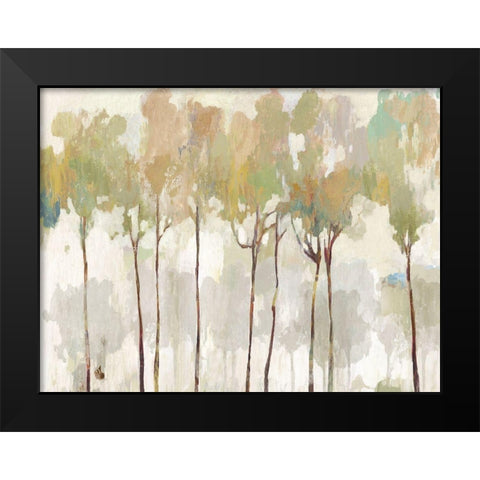 Vanishing Night Black Modern Wood Framed Art Print by Pearce, Allison