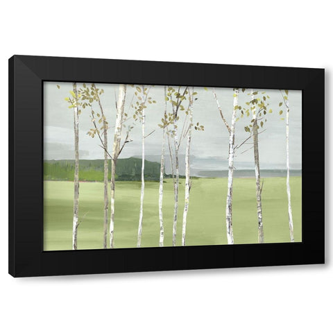 Birch Valley Black Modern Wood Framed Art Print by Pearce, Allison