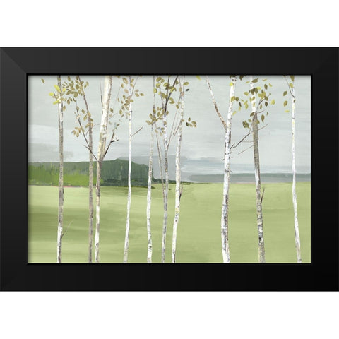 Birch Valley Black Modern Wood Framed Art Print by Pearce, Allison