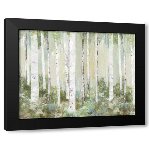 Tranquil Forest Black Modern Wood Framed Art Print by Pearce, Allison