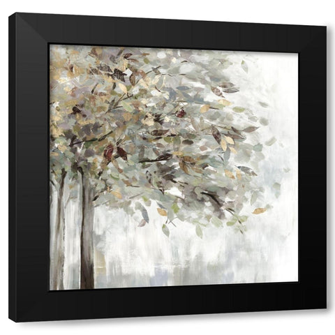 Windblown Neutral Black Modern Wood Framed Art Print by Pearce, Allison