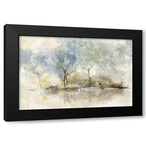 Pale Meadow  Black Modern Wood Framed Art Print by Pearce, Allison