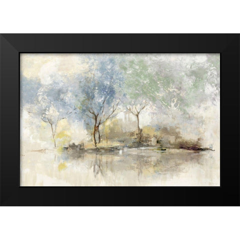 Pale Meadow  Black Modern Wood Framed Art Print by Pearce, Allison