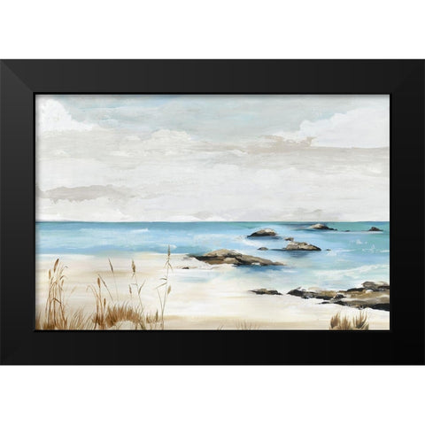 Still Beach  Black Modern Wood Framed Art Print by Pearce, Allison
