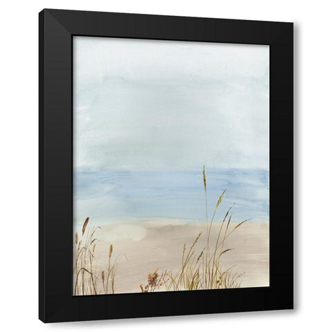 Soft Beach Grass I  Black Modern Wood Framed Art Print with Double Matting by Pearce, Allison