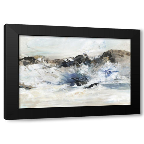 Rush of Nature I  Black Modern Wood Framed Art Print with Double Matting by Pearce, Allison