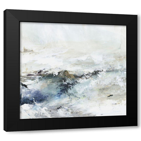 Rush of Nature II Black Modern Wood Framed Art Print with Double Matting by Pearce, Allison