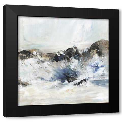 Rush of Nature III Black Modern Wood Framed Art Print with Double Matting by Pearce, Allison