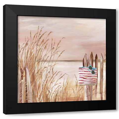 Beach Day II Black Modern Wood Framed Art Print with Double Matting by Pearce, Allison
