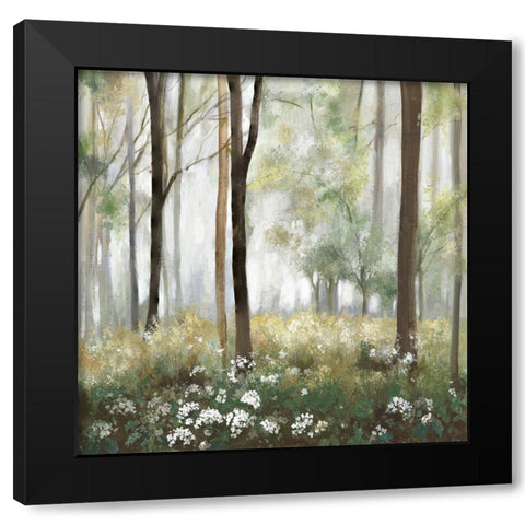 Calm Medaow  Black Modern Wood Framed Art Print with Double Matting by Pearce, Allison