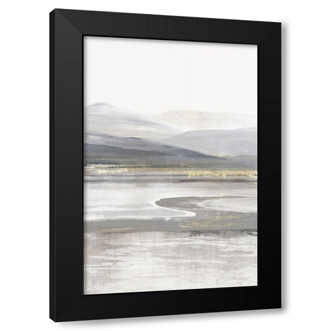 Grey Mountain I  Black Modern Wood Framed Art Print with Double Matting by Pearce, Allison