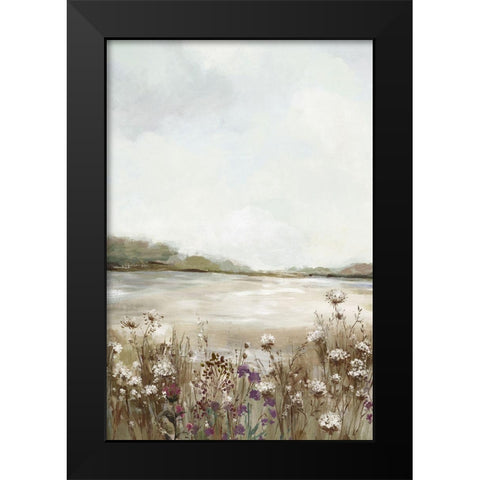 Secret Lake II Black Modern Wood Framed Art Print by Pearce, Allison