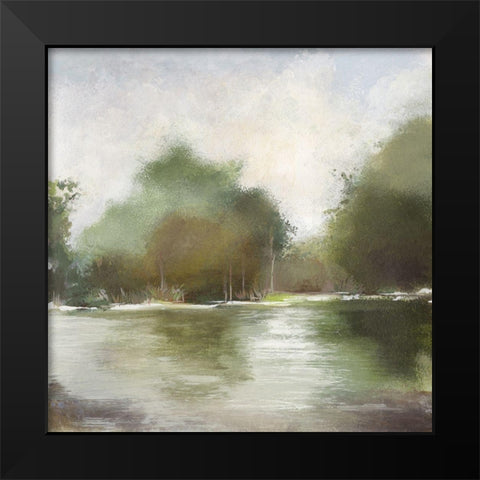 Quiet Place Black Modern Wood Framed Art Print by Pearce, Allison