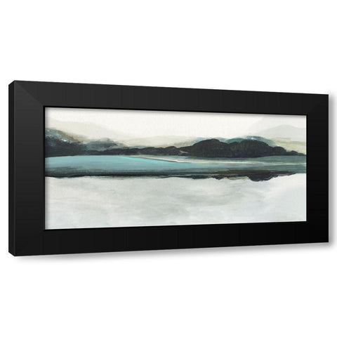Blue View  Black Modern Wood Framed Art Print by Pearce, Allison
