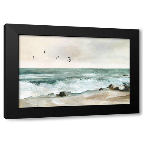 Graceful Sea  Black Modern Wood Framed Art Print with Double Matting by Pearce, Allison