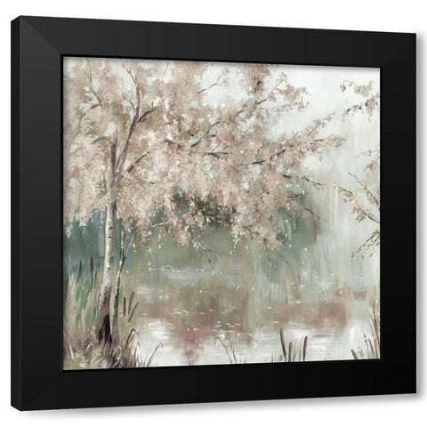 Willow Peace Black Modern Wood Framed Art Print by Pearce, Allison