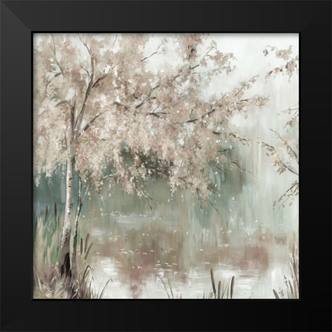 Willow Peace Black Modern Wood Framed Art Print by Pearce, Allison