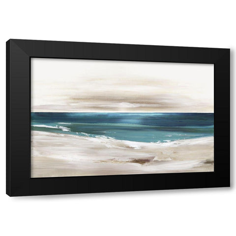 Rush of Sea  Black Modern Wood Framed Art Print by Pearce, Allison