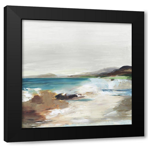 Calm Lake II Black Modern Wood Framed Art Print by Pearce, Allison