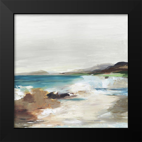 Calm Lake II Black Modern Wood Framed Art Print by Pearce, Allison