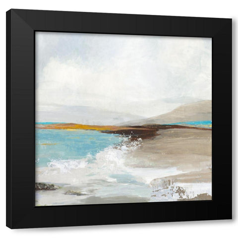 Soft Sea II Black Modern Wood Framed Art Print by Pearce, Allison