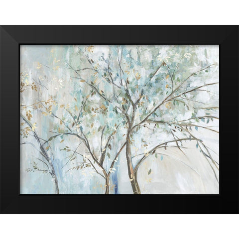 Teal Forest  Black Modern Wood Framed Art Print by Pearce, Allison